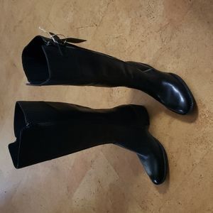 Born Women's Real Leather Black Boots 7M Never Worn Size Regular Width